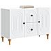 Mobile TV Bianco 89 x 34,5 x 60 cm Legno ingegnerizzato - Foto miniatura 3
