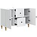 Mobile TV Bianco 89 x 34,5 x 60 cm Legno ingegnerizzato - Foto miniatura 5