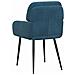 Sedie da pranzo 6 pcs Velluto (V) Blu 59 x 59,5 x 90 cm - Foto miniatura 5