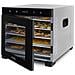 DSY900 Disidratatore per alimenti: frutta, verdura, erbe, 650 W, 6 vassoi rimovibili, termostato da 35° a 75°C, schermo LCD touch screen - Foto miniatura 2