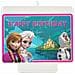Candelina In Cera Personaggio Principessa Frozen Topper Candela - Foto miniatura 2
