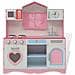 Cucina Giocattolo in Legno 82x30x100 cm Rosa e Bianca - Foto miniatura 5