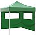 Tenda Pieghevole Con 2 Pareti 3x3 M Verde - Foto miniatura 1