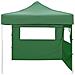 Tenda Pieghevole Con 2 Pareti 3x3 M Verde - Foto miniatura 9