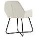 Sedie Da Pranzo 4 Pz Crema In Tessuto - Foto miniatura 6