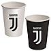 Bigiemme Srl - 8 Bicchieri Di Carta Juventus Neri E Bianchi - Foto miniatura 1