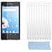 Protezioni Per Lo Schermo Compatibili Con Sony Xperia Z In Alto Chiaro - 10 Pezzi Di Pellicola Protettiva Altamente Trasparente Contro Polvere, Sporco E Graffi - Foto miniatura 1