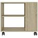 Tavolino da Salotto Rovere Sonoma 70x35x55 cm Legno Multistrato - Foto miniatura 4