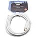 Cavo Tv - Maschio / Maschio - 9,52 Mm - Bianco - 2 M - Clip - Foto miniatura 2