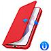 Custodia Samsung Galaxy S21 Plus Portacarte Funzione Supporto Similpelle Rosso - Foto miniatura 4