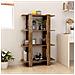 Libreria / divisorio Rovere Fumo 80x30x123,5 Cm - Foto miniatura 3
