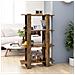Libreria / divisorio Rovere Fumo 80x30x123,5 Cm - Foto miniatura 1