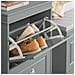 Serie Bianche Di Scarpiere Moderne Grigio 54x24x83cm 2 Ante 0 Cuscino Fsr78-hg - Foto miniatura 3