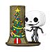 Nightmare Before Christmas 30th Pop! Disney Deluxe Vinyl Figure Jack W /c.town Door - Foto miniatura 1