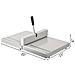 460mm Macchina Piegatrice Manuale Di Carta Card Creaser - Foto miniatura 2