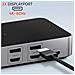 Stazione Di Ricarica 2 Usb Multi-schermo 4k Compatibili Displaylink, Grigio - Foto miniatura 3