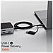 Stazione Di Ricarica 2 Usb Multi-schermo 4k Compatibili Displaylink, Grigio - Foto miniatura 4