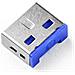 Ul03pkdb Clip Sicura Bloccaporte + Chiave Usb Tipo A Blu 6 Pz - Foto miniatura 4
