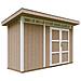 Casetta da giardino con pannelli in legno Lp Smartside 4,3 m2 con pavimento e piastrelle bituminose - L161x294x239 cm - M902a - Terra Marrone - Foto miniatura 1