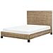 Letto Matrimoniale Rattan Naturale 140 X 200 Cm Salbris - Foto miniatura 3