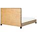 Letto Matrimoniale Rattan Naturale 140 X 200 Cm Salbris - Foto miniatura 4