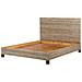 Letto Matrimoniale Rattan Naturale 140 X 200 Cm Salbris - Foto miniatura 8