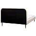 Letto Bouclé Flayat 160 X 200 Cm Beige Chiaro - Foto miniatura 5