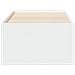Divano Letto Con Cassetti Bianco 75x190 Cm In Legno Multistrato - Foto miniatura 3