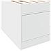 Divano Letto Con Cassetti Bianco 75x190 Cm In Legno Multistrato - Foto miniatura 6