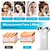 Dispositivo Facciale A Microcorrente, Rughe Levigate, Rassodamento Della Pelle, Ricaricabile Tramite Usb, Massaggiatore Viso Antietà, Lifting Face - Bianco - Foto miniatura 3