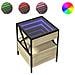 Tavolino Da Salotto Con Led Infinity Rovere Sonoma 40x40x51 Cm - Foto miniatura 2