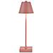 Lampada Da Tavolo Ricaricabile Usb Luce Bianca Calda Naturale Lume 10 Watt Rosa - Foto miniatura 2