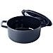 Casseruola In Ghisa Smaltata 30 Cm Nera - 100168 - Foto miniatura 2