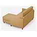 Divano Karay 2 Posti Medio (due Sedute Da 70cm) + Pouf Misure Esterne L. 158 P. 145 Colore Ocra - Foto miniatura 5
