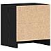 Comodino Rovere Nero 40x30x40 cm in Legno Multistrato - Foto miniatura 7