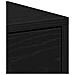Comodino Rovere Nero 40x30x40 cm in Legno Multistrato - Foto miniatura 9