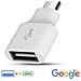 Adattatore Otg Originale Type C - Usb White Bulk Per Smartphone E Tablet - Foto miniatura 1
