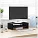 Supporto Per Monitor Rovere Nero 42x24x13 Cm In Truciolato - Foto miniatura 1