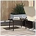Tavolino Giardino Rettangolare Marrone 60x40x37 Cm Polyrattan - Foto miniatura 3
