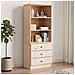 Libreria con Cassetti ALTA 60x35x142 cm Legno Massello di Pino - Foto miniatura 2