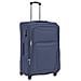 3 Pz Set Di Valigie Trolley Morbide Blu Marino - Foto miniatura 3