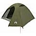Tenda da Campeggio a Cupola 4 Persone Verde Oliva Impermeabile - Foto miniatura 3
