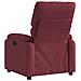 Poltrona Elettrica Reclinabile Rosso Vino in Tessuto - Foto miniatura 5