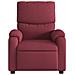 Poltrona Elettrica Reclinabile Rosso Vino in Tessuto - Foto miniatura 9