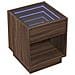Tavolino da Salotto con LED Infinity Rovere Marrone 40x40x50 cm - Foto miniatura 3
