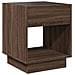 Tavolino da Salotto con LED Infinity Rovere Marrone 40x40x50 cm - Foto miniatura 8