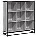 Libreria Grigio Sonoma 97,5x33x107,5 cm Multistrato e Metallo - Foto miniatura 1