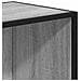 Libreria Grigio Sonoma 97,5x33x107,5 cm Multistrato e Metallo - Foto miniatura 7