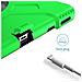 Custodia Per Ipad Air 5/4 Con Supporto Girevole E Alloggiamento Per Stilo Verde - Foto miniatura 3