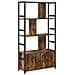 Libreria Rovere fumo 80 x 30 x 155.5 cm Legno multistrato - Foto miniatura 1